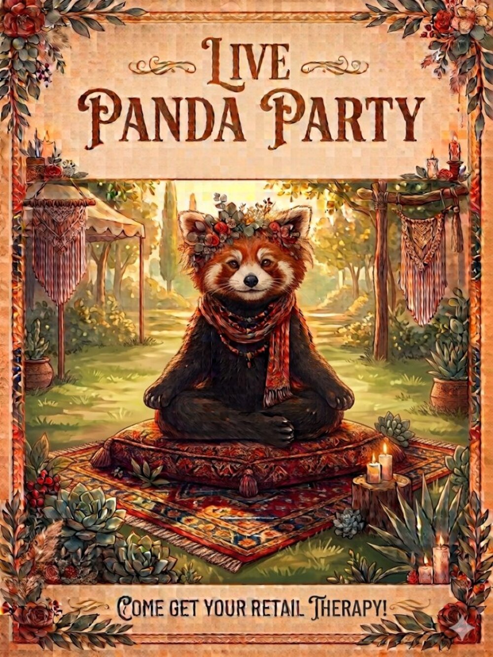 SARAH IS LIVE! JOIN THE PANDA PARTY NOW!